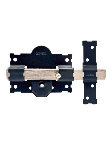 Cerrojo sobreponer crr06 105b/50 mm pintado gris llaves iguales amaestradas