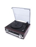 Tocadiscos con radio pll y altavoces incorporados cr 1113, 33 x 32 x 15 cm