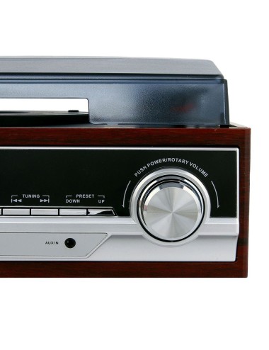 Tocadiscos con radio pll y altavoces incorporados cr 1113, 33 x 32 x 15 cm