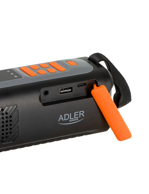 Radio emergencia solar + manivela, linterna led 4 w, powerbank 4500 mah ad 1920