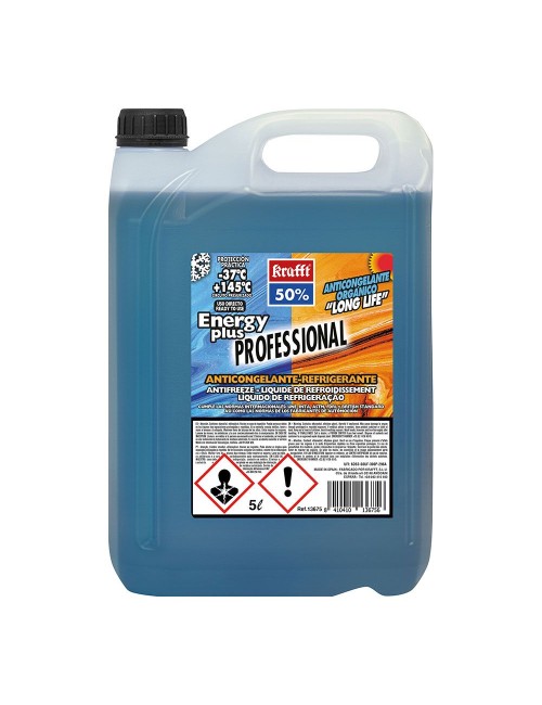 Anticongelante energy plus 50%, professional, 5 l, azul