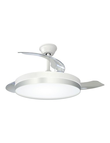 Ventilador de techo 3cct ø107 cm, plateado