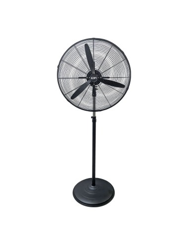 Ventilador industrial de pie 150 w, negro, ø60 cm