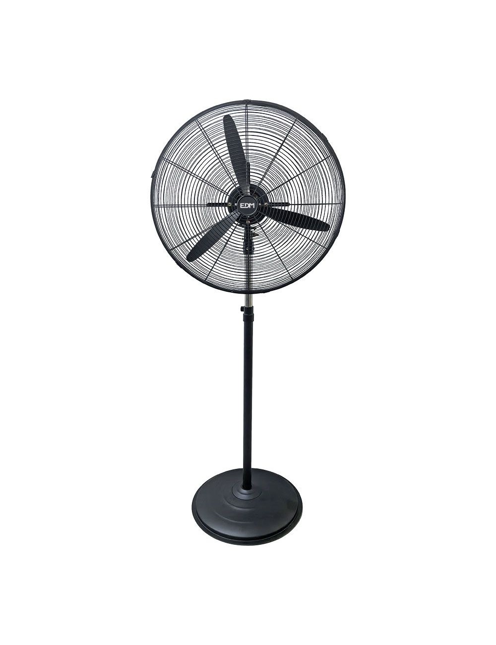 Ventilador industrial de pie 150 w, negro, ø60 cm