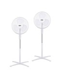 Ventilador de pie 38 w, blanco, ø40 cm, pack de 2 unidades