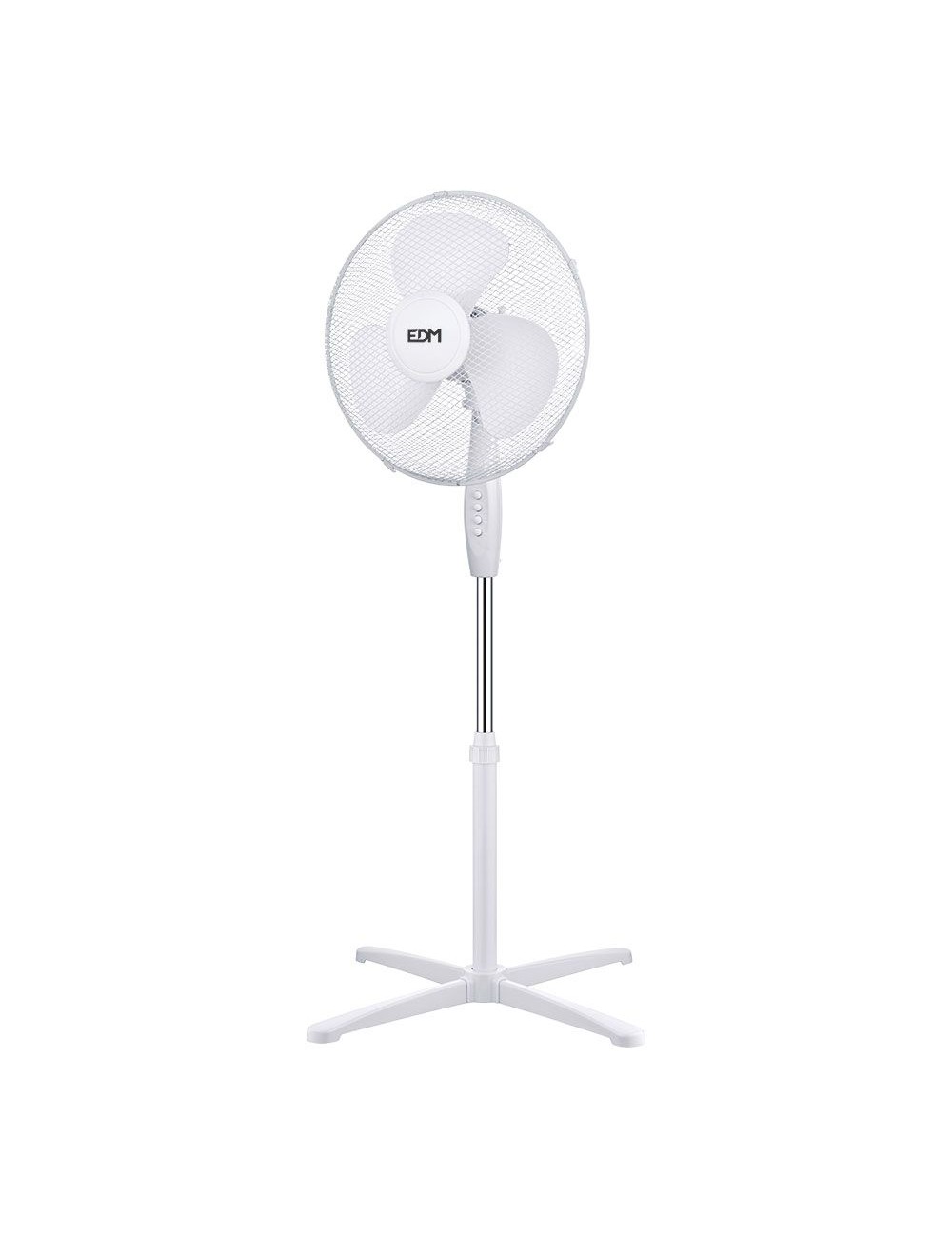 Ventilador de pie 38 w, blanco, ø40 cm, pack de 2 unidades