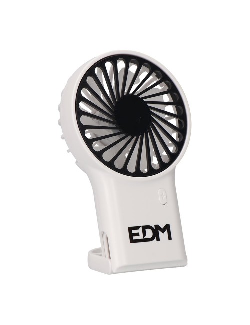Ventilador de mano con gancho, 8 x 2,9 x 15,5 cm