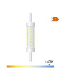 Bombilla lineal led 78 mm r7s, 5 w, 500 lm, 6400 k, luz fría, regulable, ø15 x 78 mm