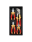 Alicates aislados, juego 4 piezas