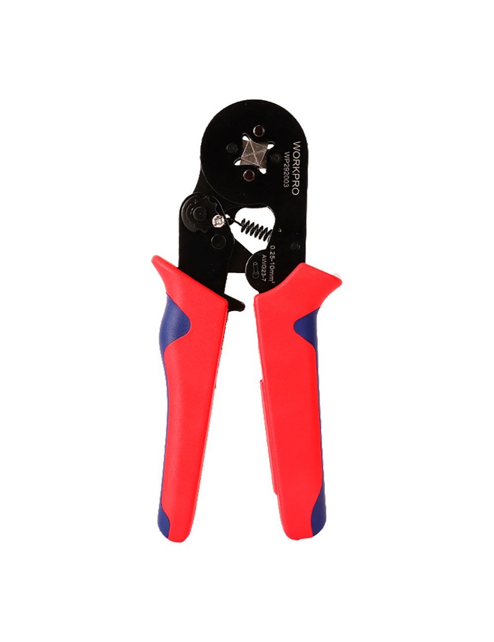 Crimpadora punteras electricas, prensado cuadrado 175 mm, 0,25 - 10,00 mm