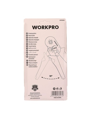 Crimpadora punteras electricas, prensado hexagonal 175 mm, 0,25 - 06,00 mm