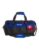 Bolsa de herramientas con cremallera y base impermeable, 42 x 24 x 25 cm