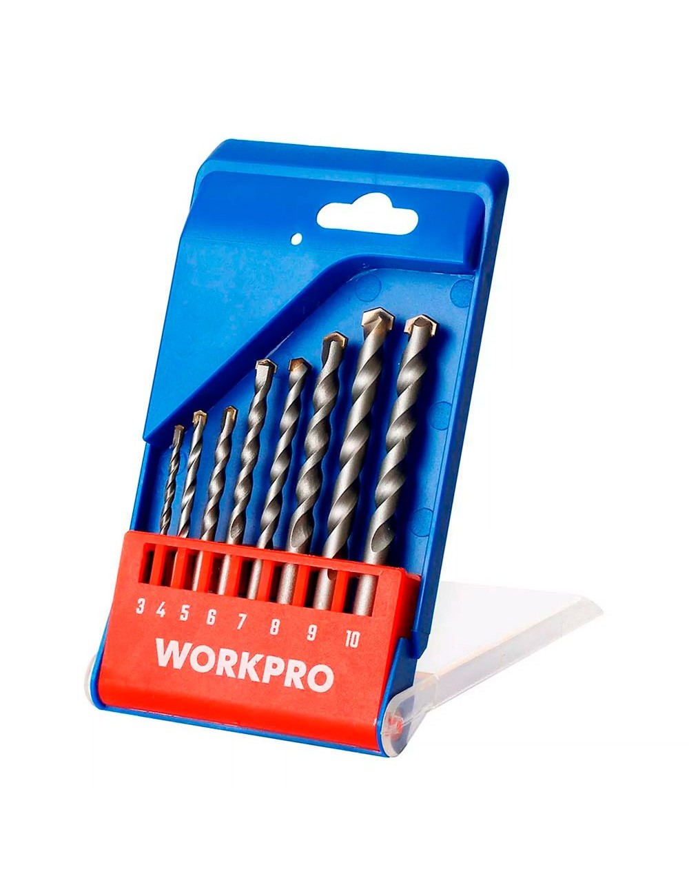 Brocas para mampostería, básico, ø3,00 - ø10,00 mm, juego 8 piezas