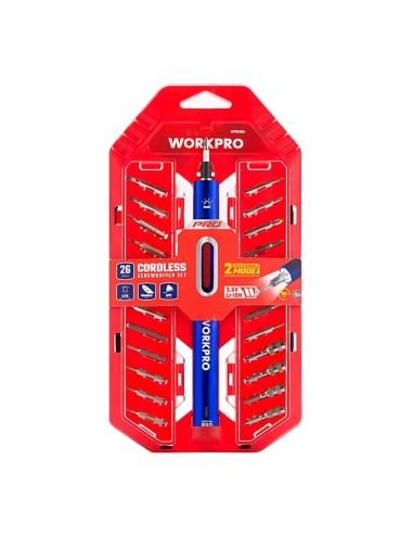 Kit destornillador de precisión recargable 3,6 v usb, 26 accesorios