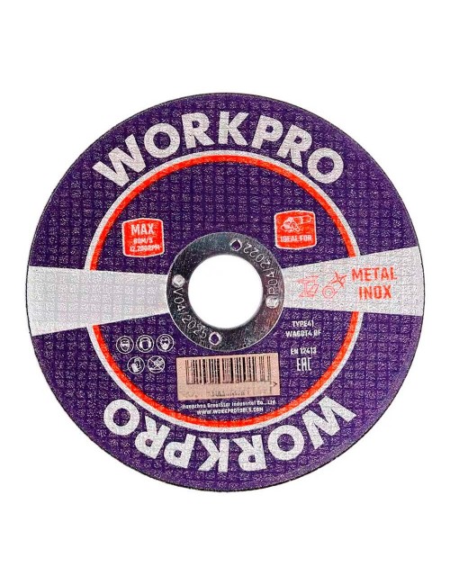 Disco de corte metal e inox t41, profi plus, ø115 x 1,2 x 22,2 mm