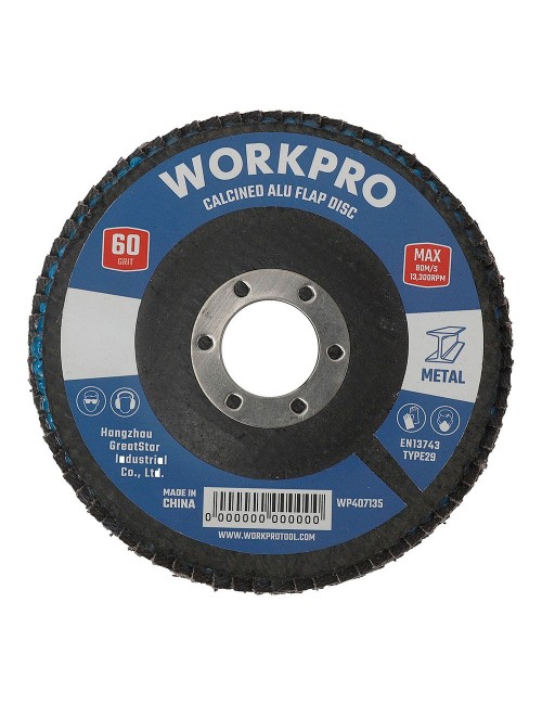 Disco láminas plano óxido de aluminio t27, ø100 x 16 mm, grano 120