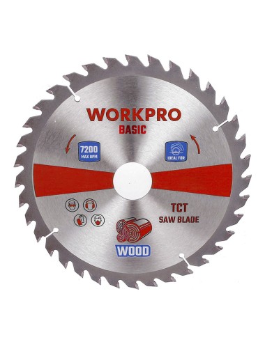 Disco de sierra circular tct para madera, basic, ø165 x 20 mm x 48 dientes