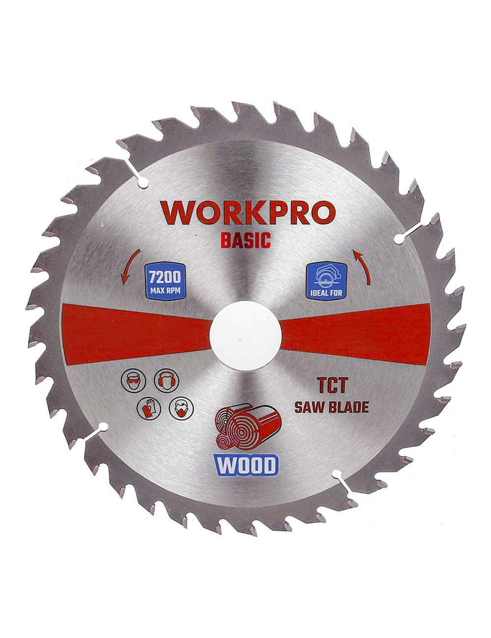 Disco de sierra circular tct para madera, basic, ø165 x 20 mm x 48 dientes