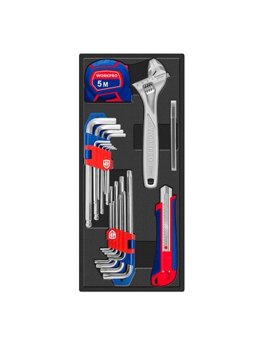 Juego herramientas, 31 piezas