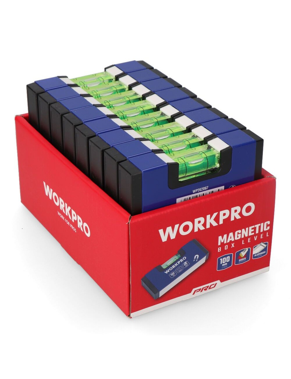 Nivel magnético de bolsillo, 10 cm