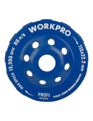 Muela copa diamantada hormigón profi ø115 x 22,2 mm