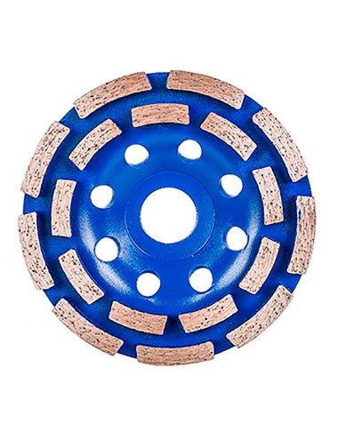 Muela copa diamantada segmentada 18 dientes profi ø115 x 22,2 mm