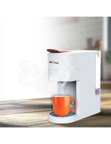 Cafetera multicap 4 en 1, 1400 w, blanca