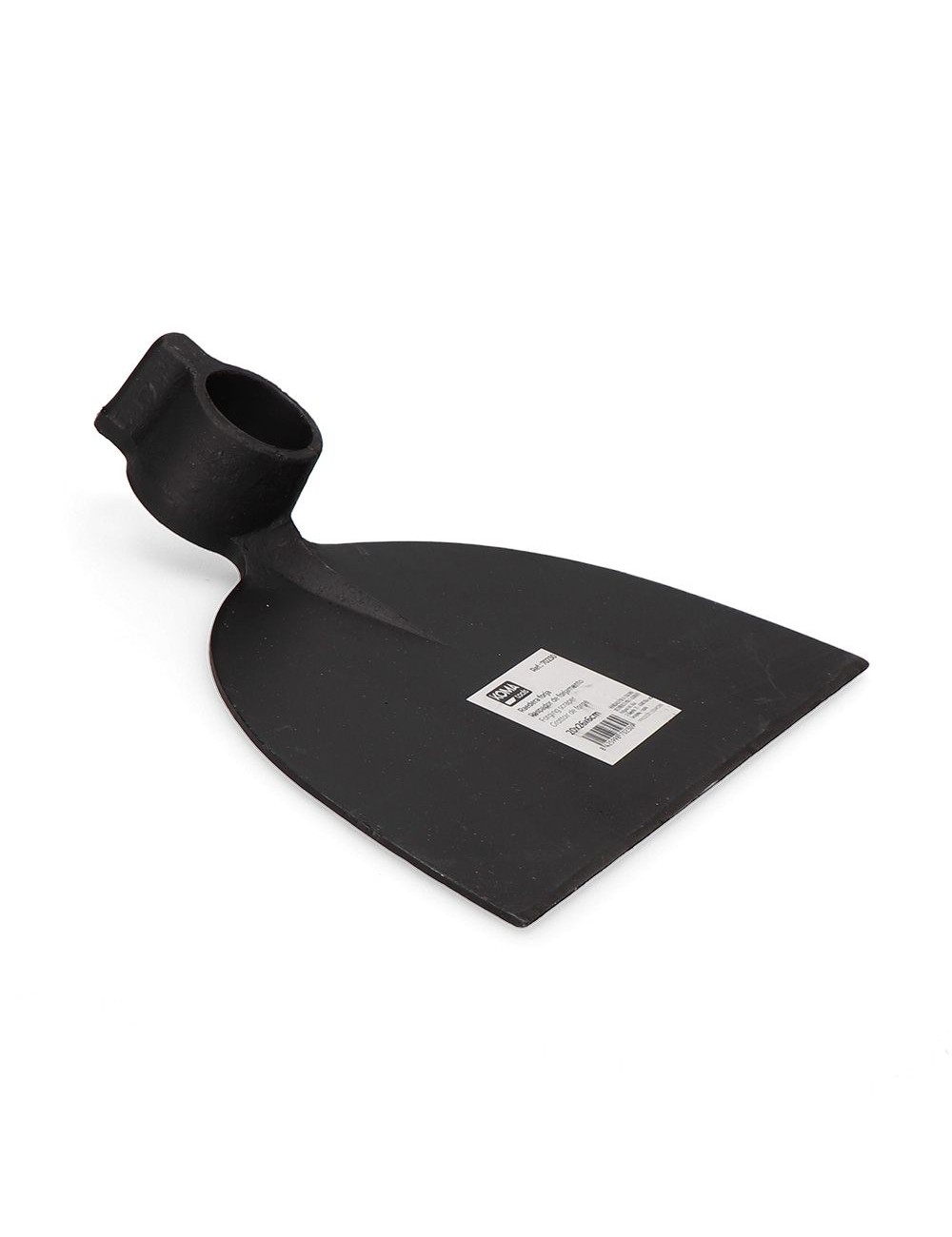 Raedera forjada media luna tipo 5702-a para mango cónico, 26 x 20 x 6 cm