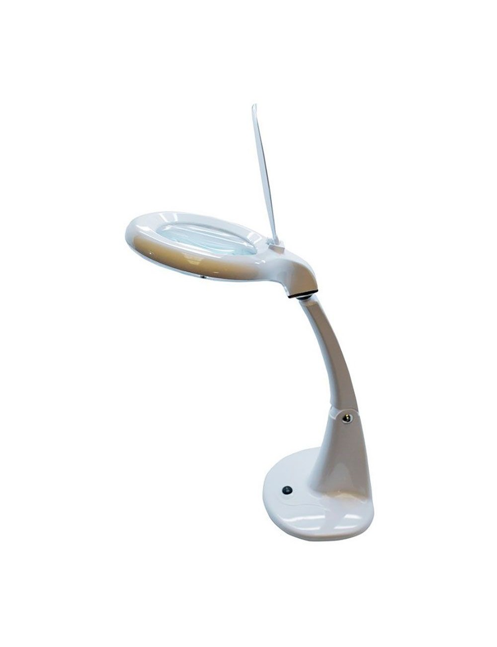 Flexo led lupa aumento 3x 12x, 4 w 300 lm 6500 k, blanco, 190 x 380 mm