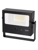 Foco proyector solar auto basculante, 10 w, 1800 lm, 6500 k, con sensor movimiento, negro