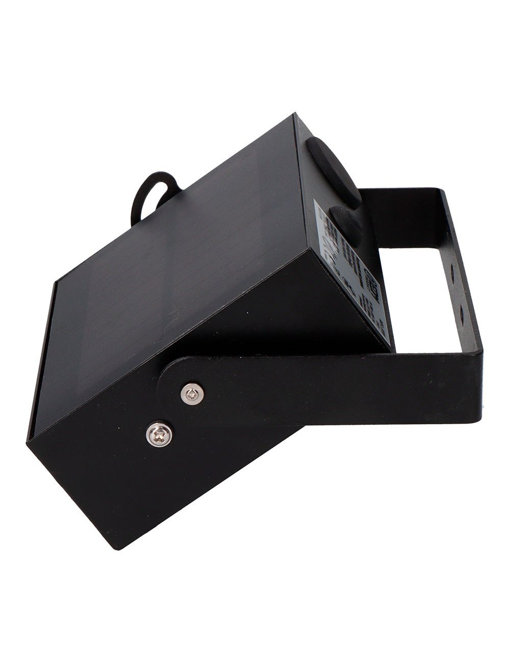 Foco proyector solar auto basculante, 10 w, 1800 lm, 6500 k, con sensor movimiento, negro