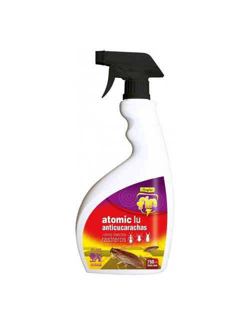 Insecticida anticucarachas atomic lu, fin, pistola pulverizadora, 750 ml