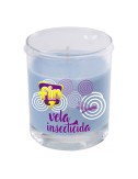 Vela insecticida vaso cristal, fin, lavanda,125 g