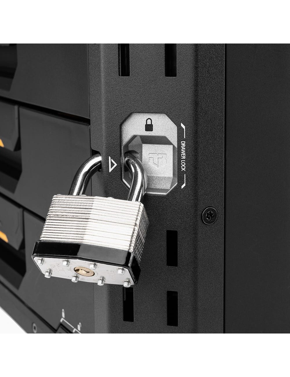 Maletín stacktech de 4 cajones con cierre, 53 x 40,5 x 39,5 cm