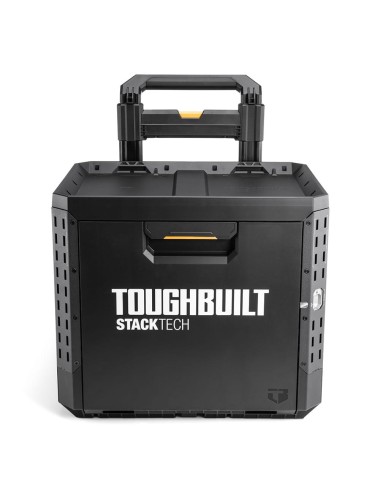 Maletín con ruedas de 1 cajón con cierre, stacktech, 53 x 40,5 x 67 cm