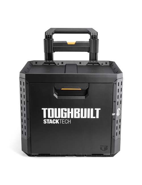 Maletín con ruedas de 1 cajón con cierre, stacktech, 53 x 40,5 x 67 cm