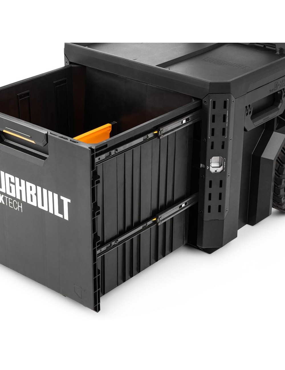 Maletín con ruedas de 1 cajón con cierre, stacktech, 53 x 40,5 x 67 cm