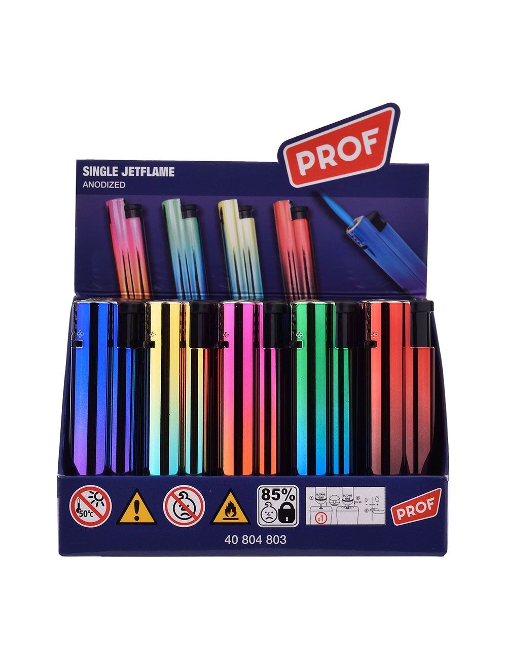 Encendedor electrónico anodized, colores surtidos