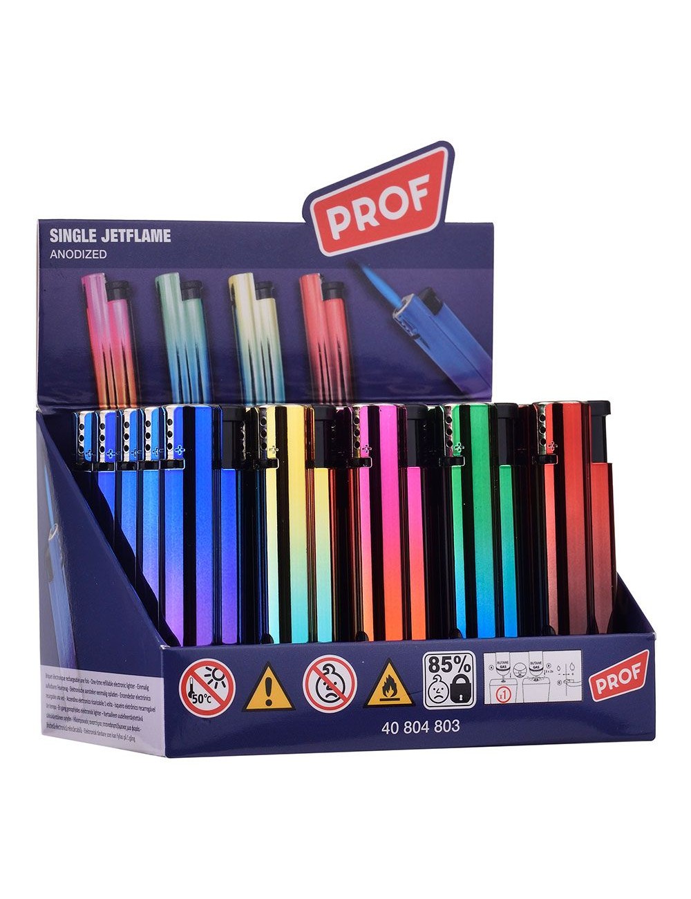 Encendedor electrónico anodized, colores surtidos