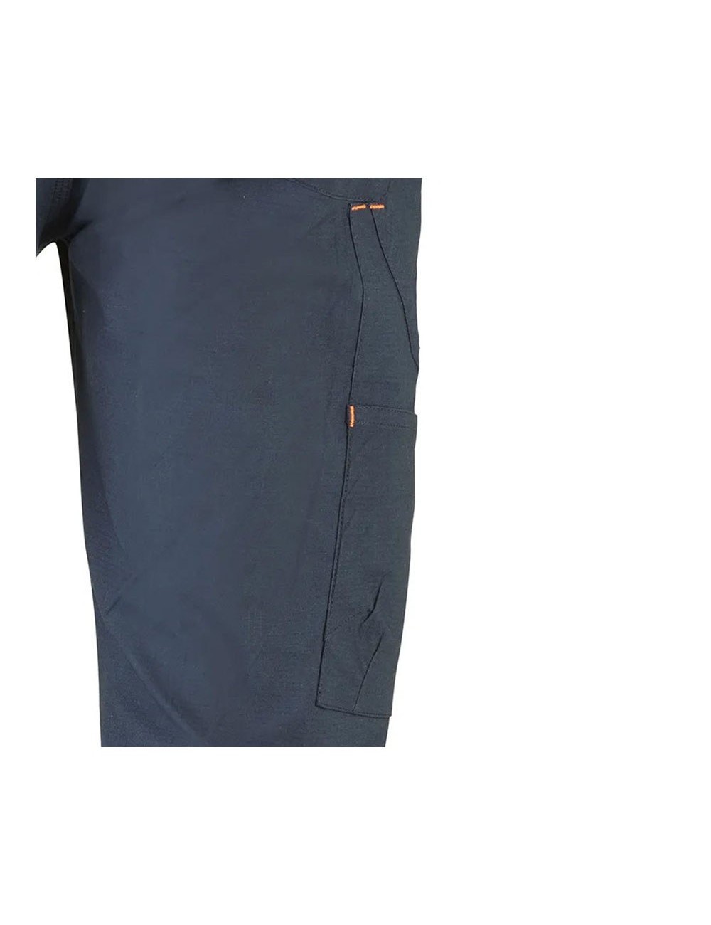 Pantalón multibolsillo elástico road azul marino, talla l