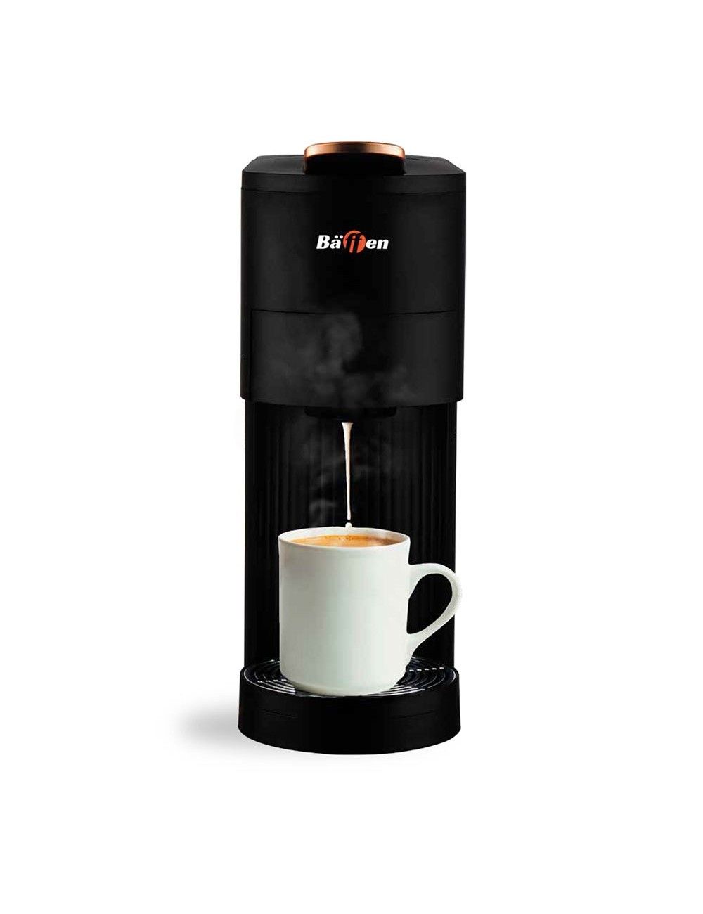 Cafetera multicap 4 en 1, 1400 w, negra