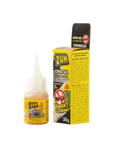 Gel ciper, cebo insecticida para hormigas, 30 g