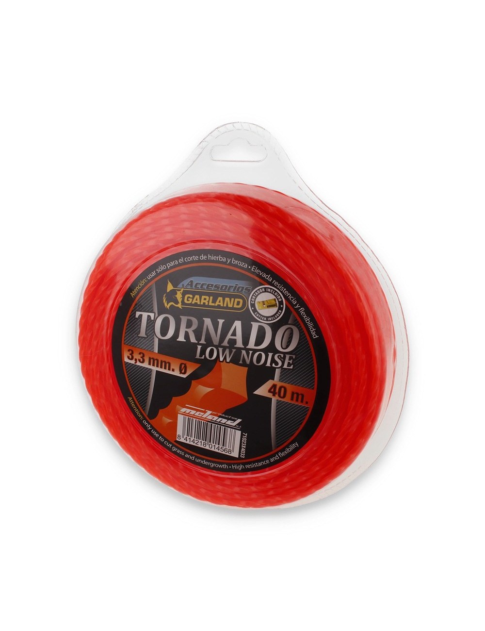 Hilo para desbrozadora, cuadrado, ø 3,3 mm, dispensador 40 m