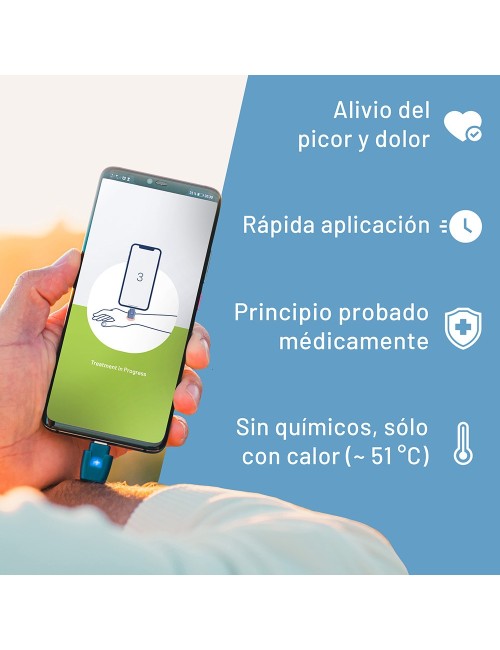 Dispositivo para picaduras de insectos usb-c