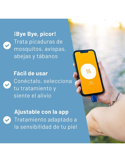 Dispositivo para picaduras de insectos usb-c