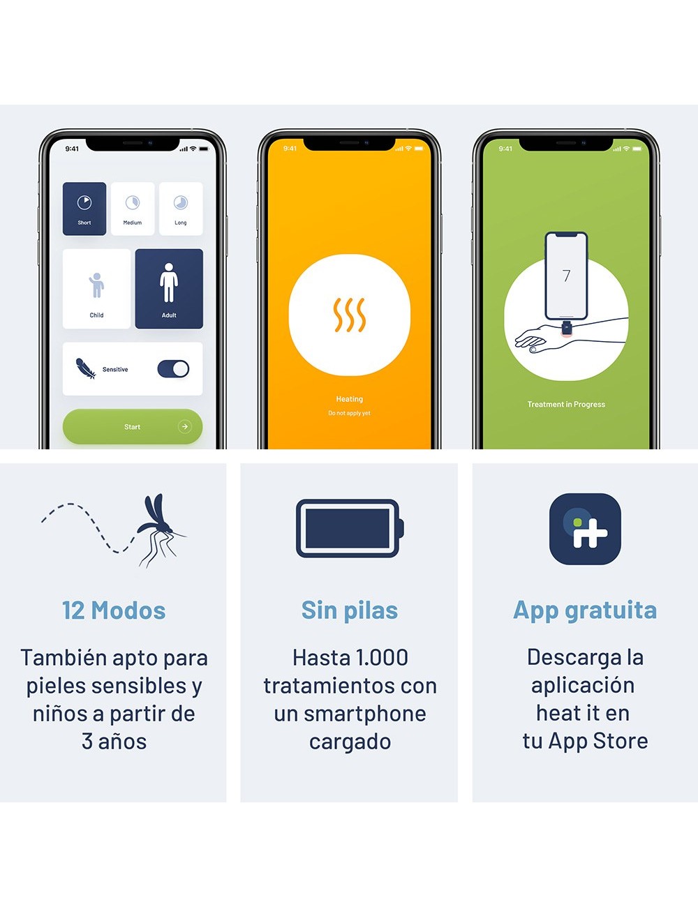 Dispositivo para picaduras de insectos lightning