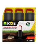 Trampa mecánica para topillos, 3 uds