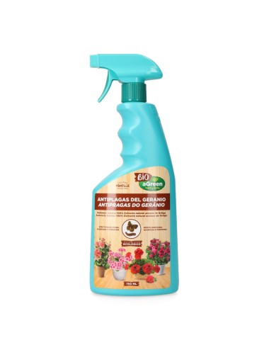Antiplagas eco para geranios, pistola pulverizadora, 750 ml