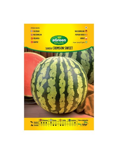 Sobre con semillas de sandía crimson sweet