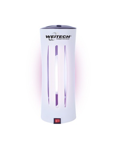 Atrapa insectos voladores con luz uv y trampa adhesiva, 9 w, ø12 x 29,7 cm